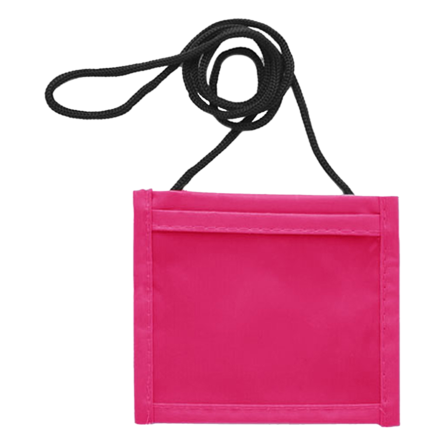 Adjustable Lanyard Neck Wallet - 3.95" x 5.25" 6