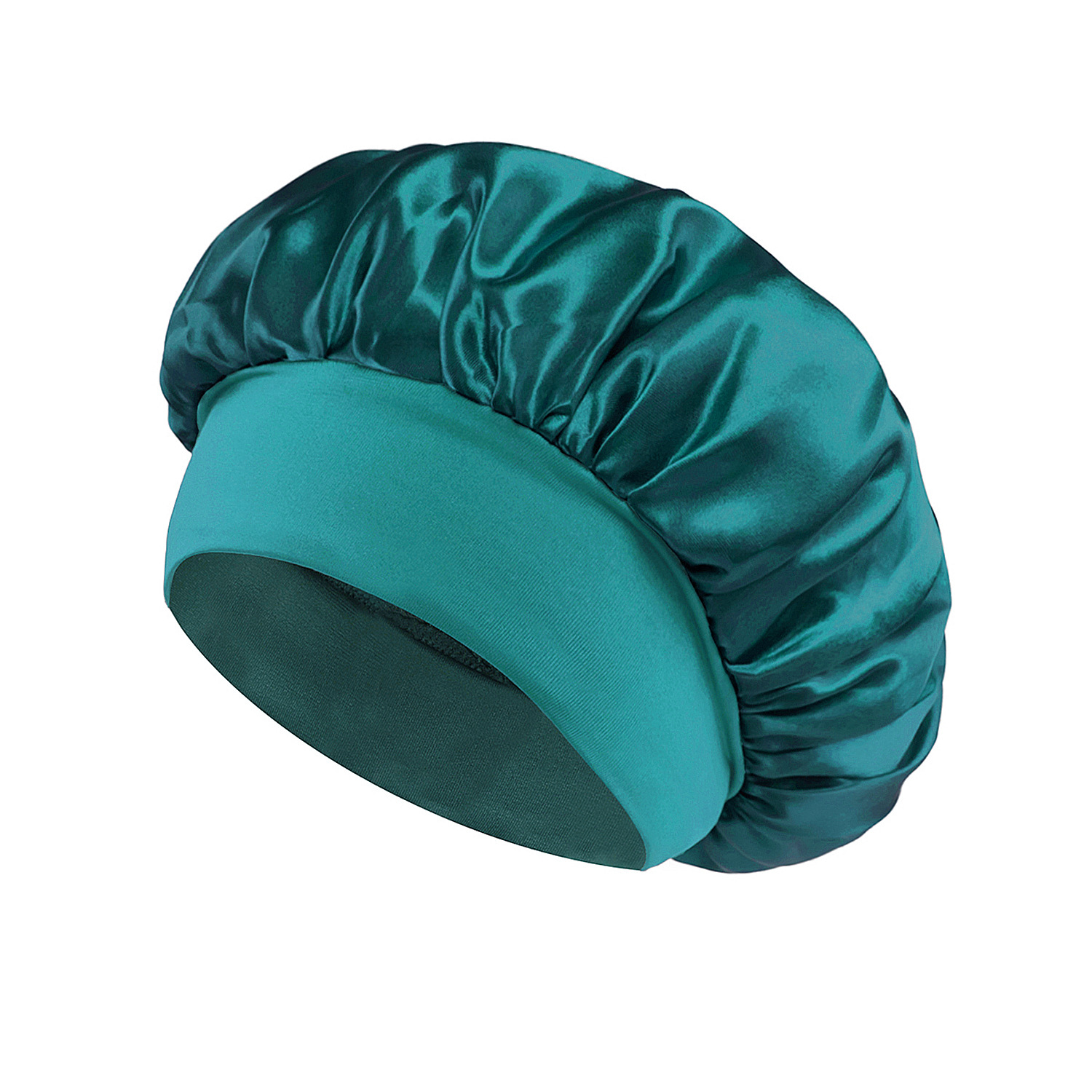 Silk Satin Sleep Hair Bonnet w/ Wide Edge for Women 4