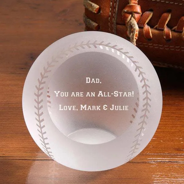 Sport Ball Crystal Paperweights 2