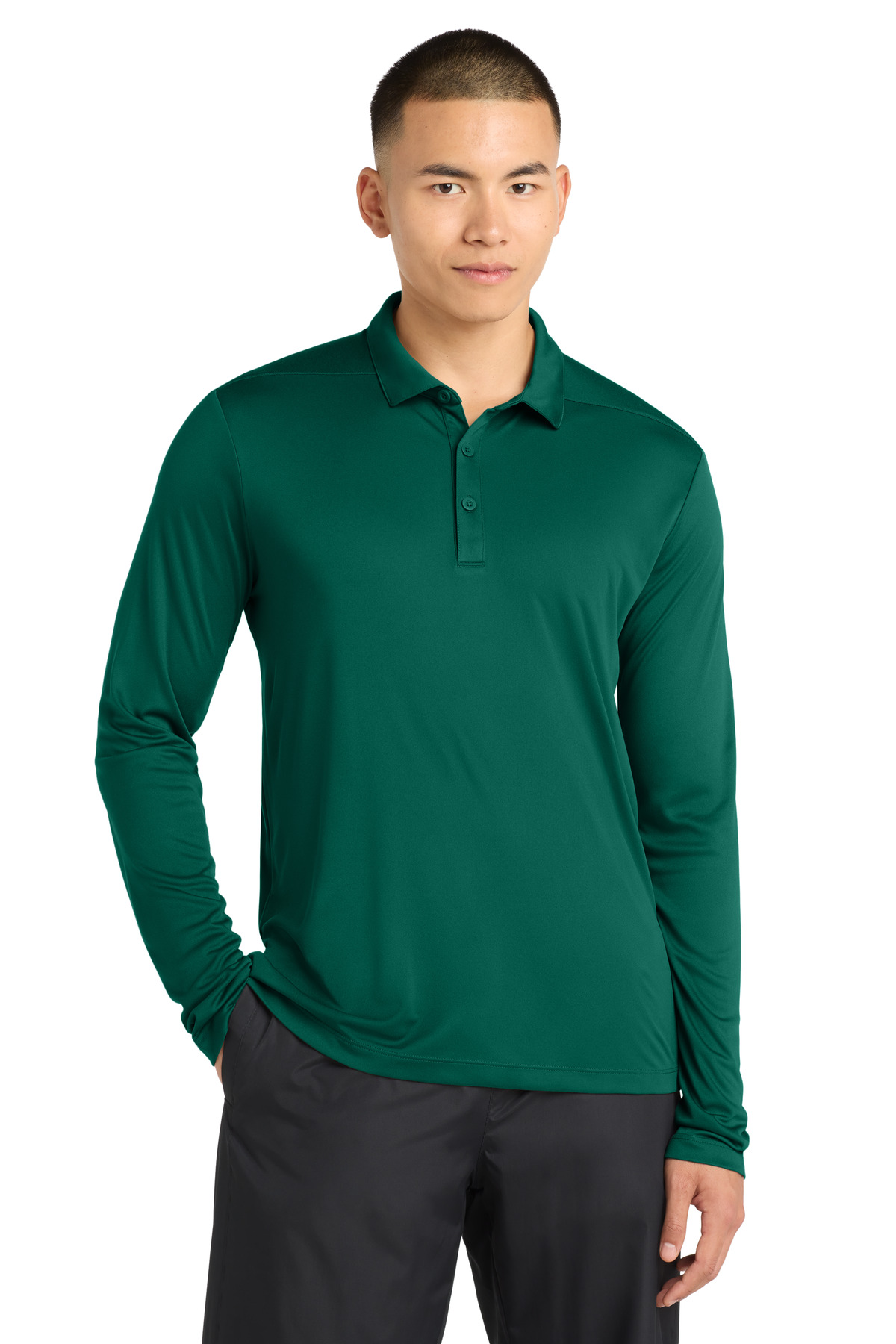 Sport-Tek Posi-UV Pro Long Sleeve Polo. ST520LS 21