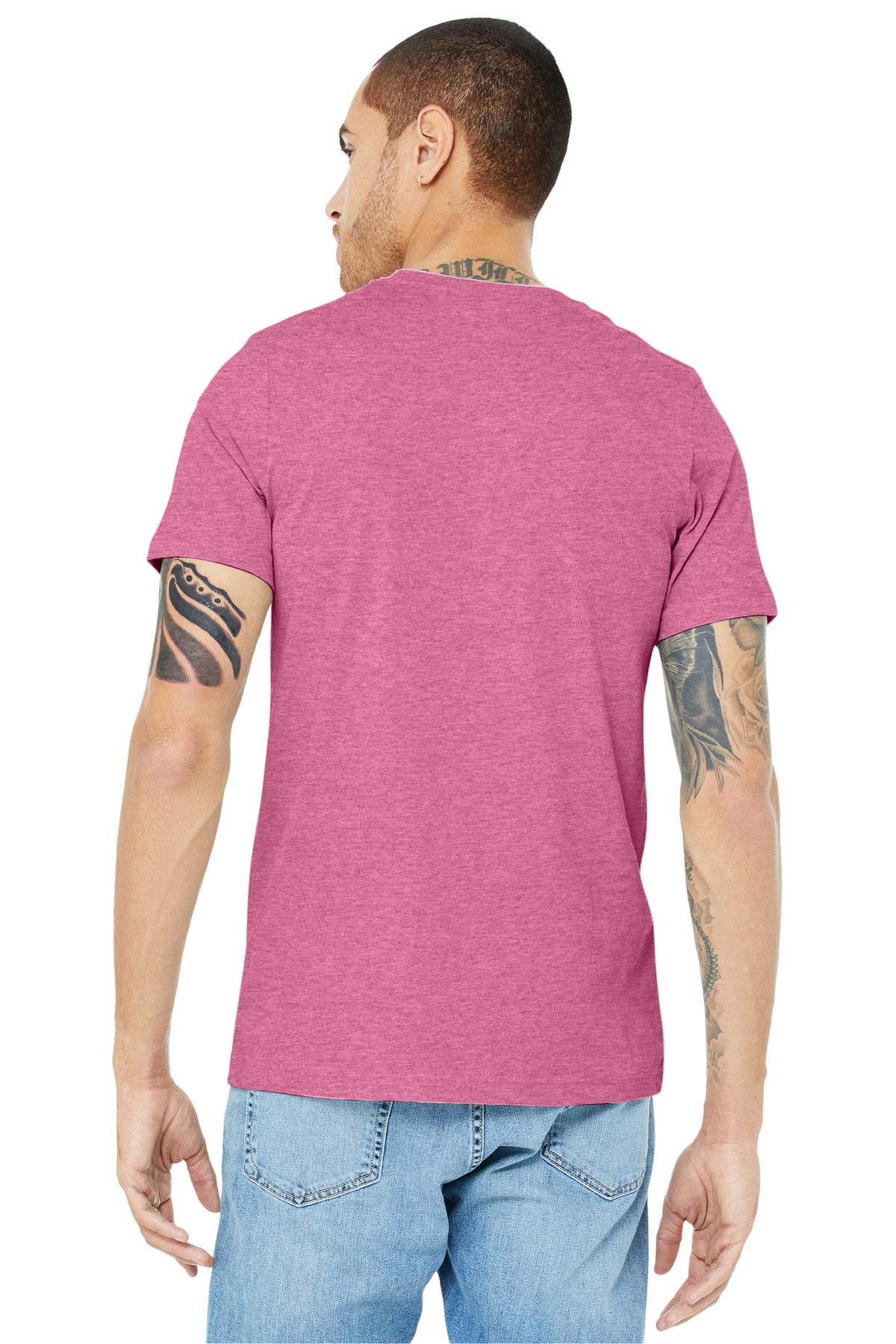 BELLA+CANVAS Unisex Heather CVC Short Sleeve Tee. BC3001CVC 180
