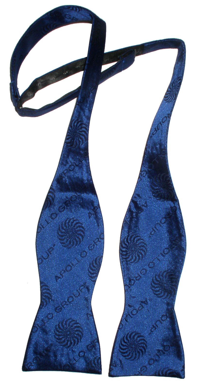 Custom Woven Logo Polyester Self Tie Bow 2