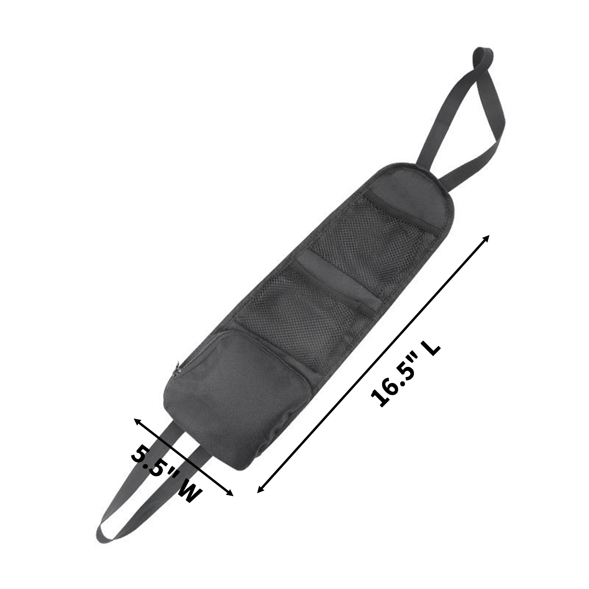 Car Seat Side Storage Hanging Bag Pair 16.5" Length x 5.5" Width 2
