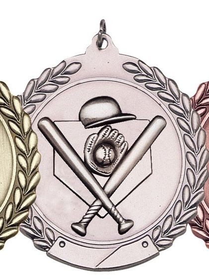 Baseball Die Cast Medal, 2 3/4" 2