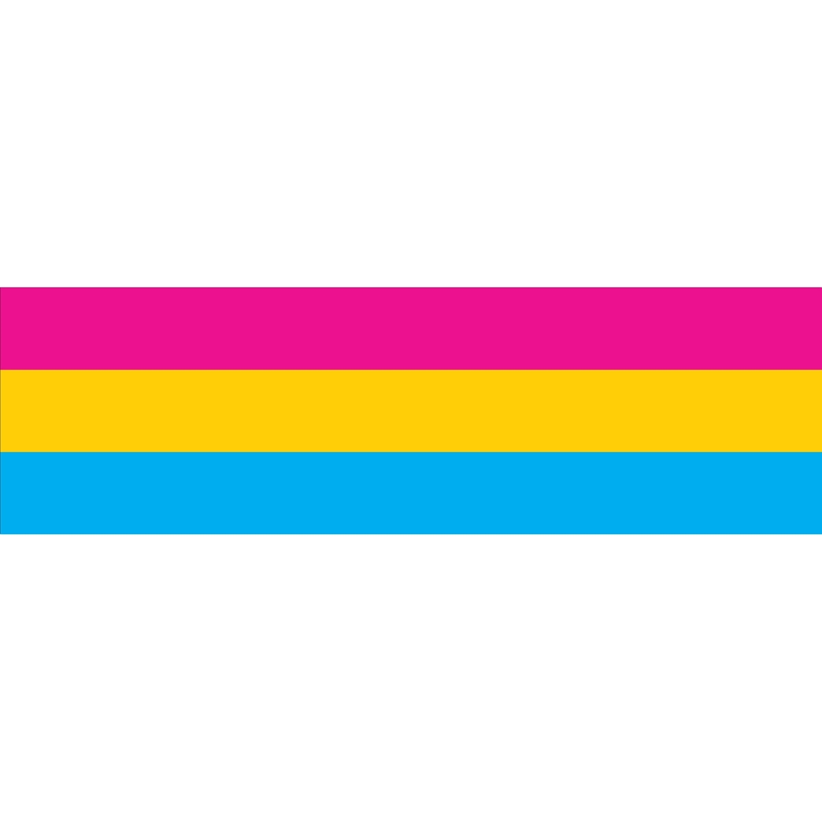 Pansexual Window Decals 3" x 10" 2