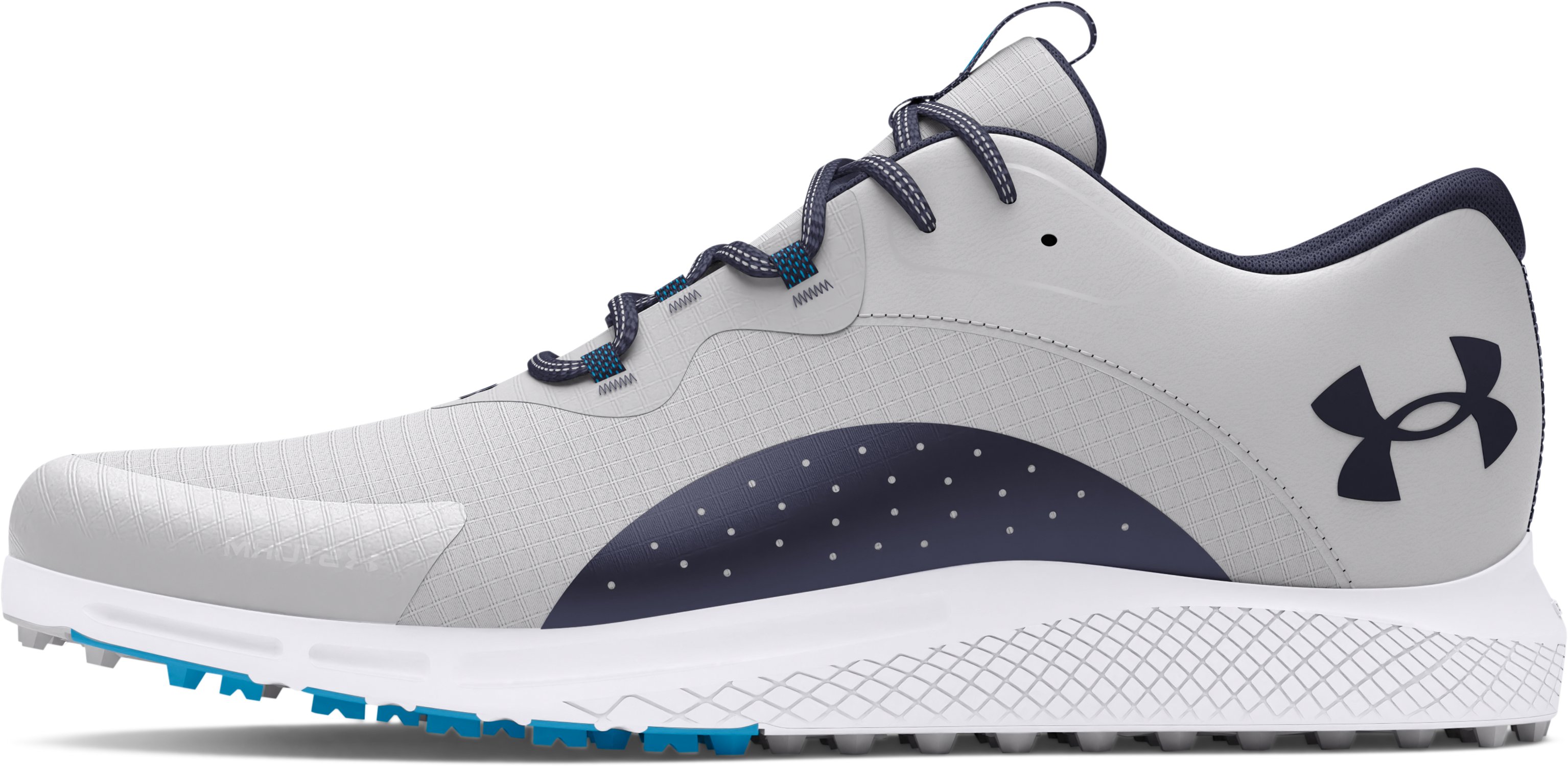 UA Charged Draw 2 Spikeless Men's Golf Shoes, custom athletic wear with logo imprint 11