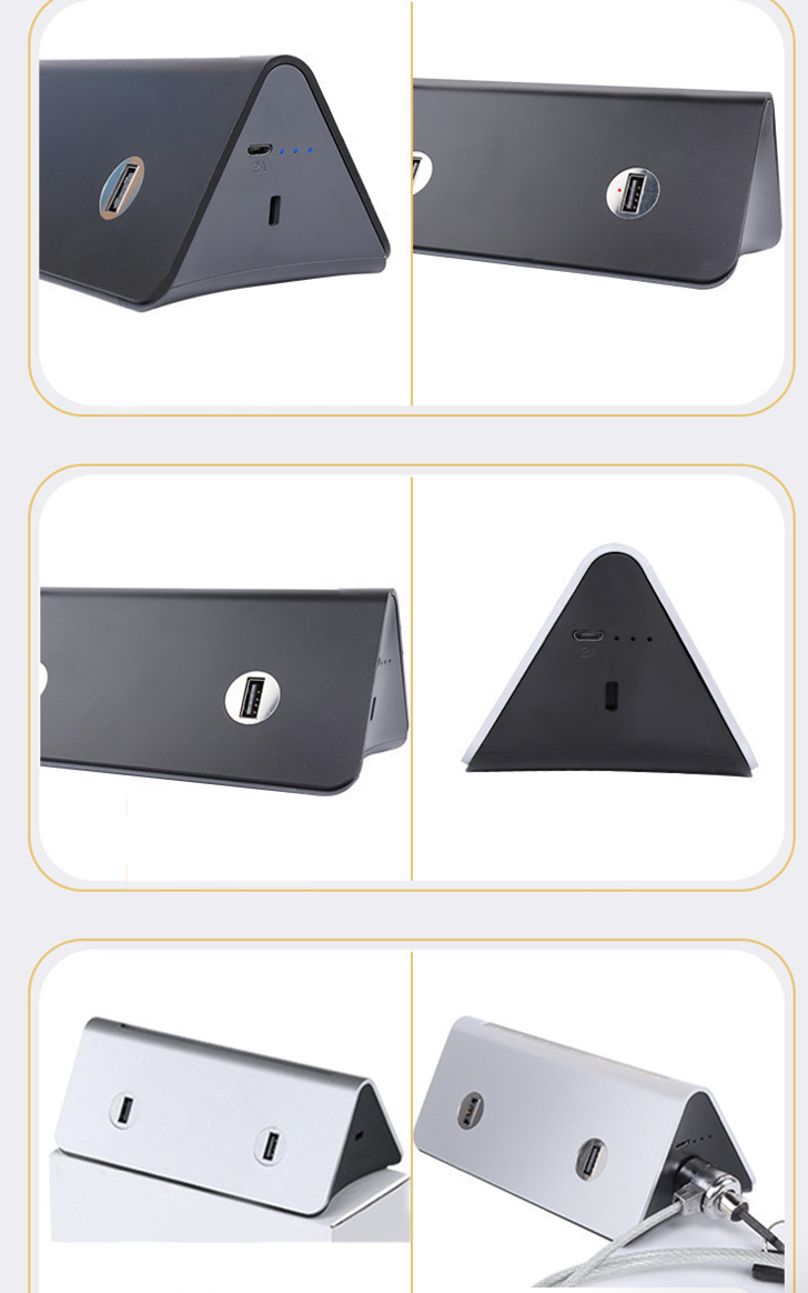 10000mAh table stand holder advertising cafe restaurant menu power bank 8