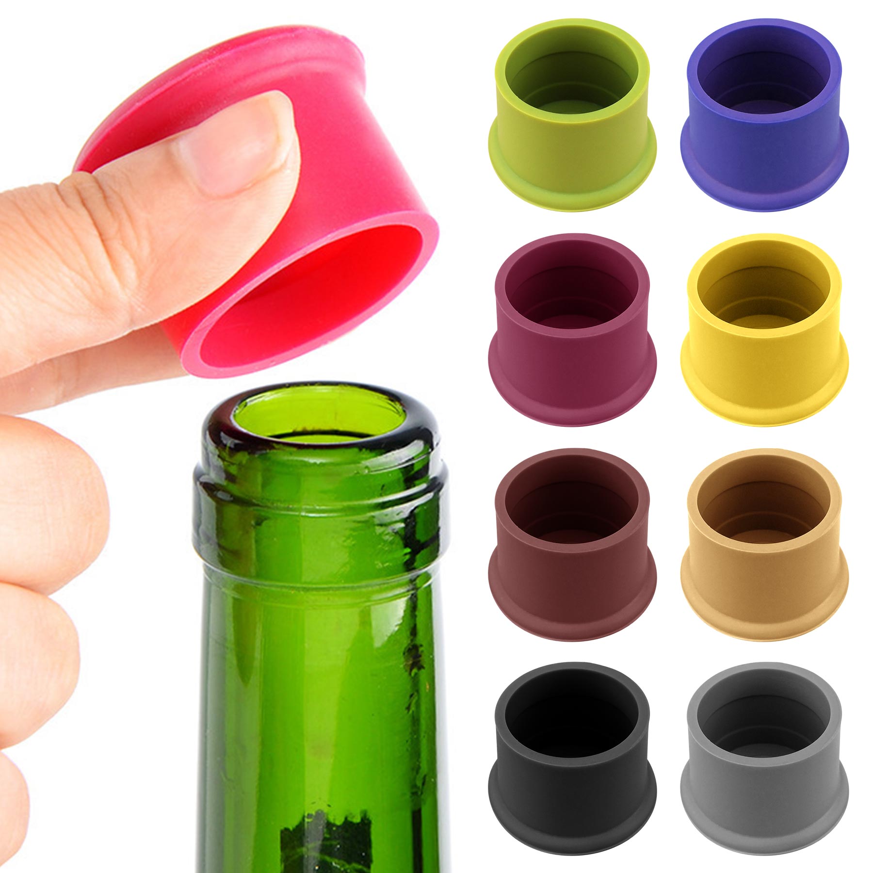 Silicone Wine Bottle Cap 2