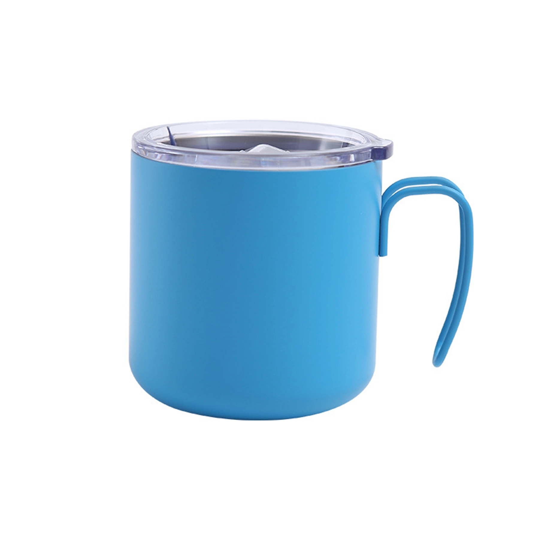 12 Oz. Stainless Steel Coffee Cup with Handle 3