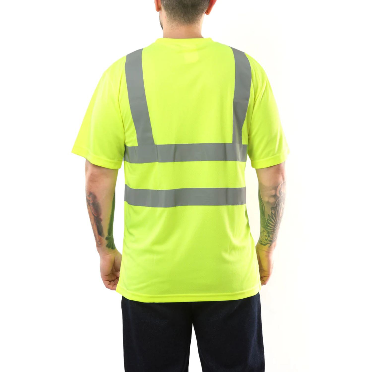 Class 2 rPET Moist Wicking Reflective Safety Tee Shirt 5