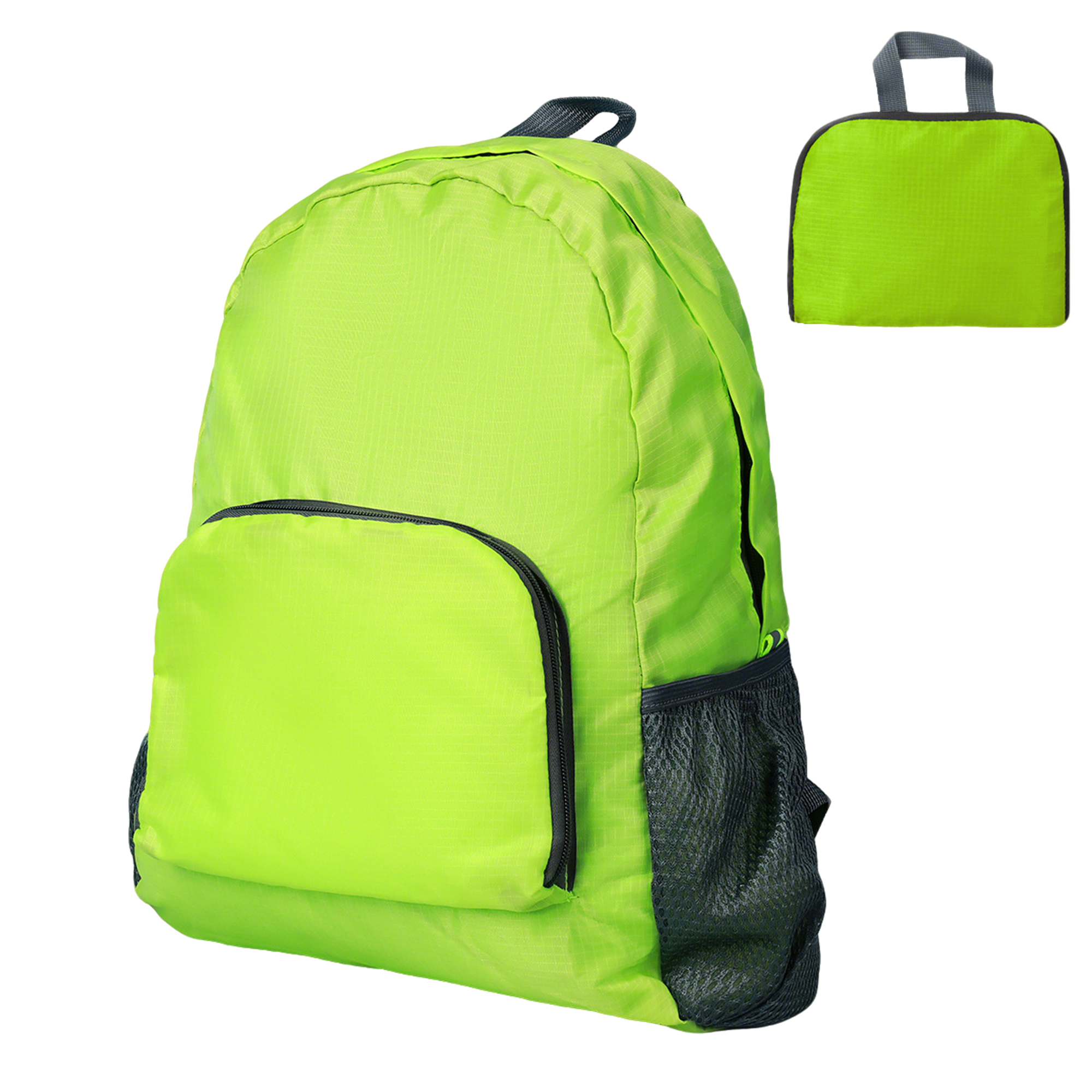 210D Ripstop Foldable Travel Backpack 12" Length x 6.5" Width x 16.5" Height 9