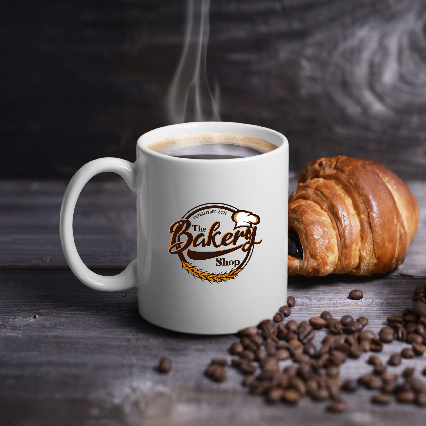 Fuzion 'C' Handle Mug - White 6