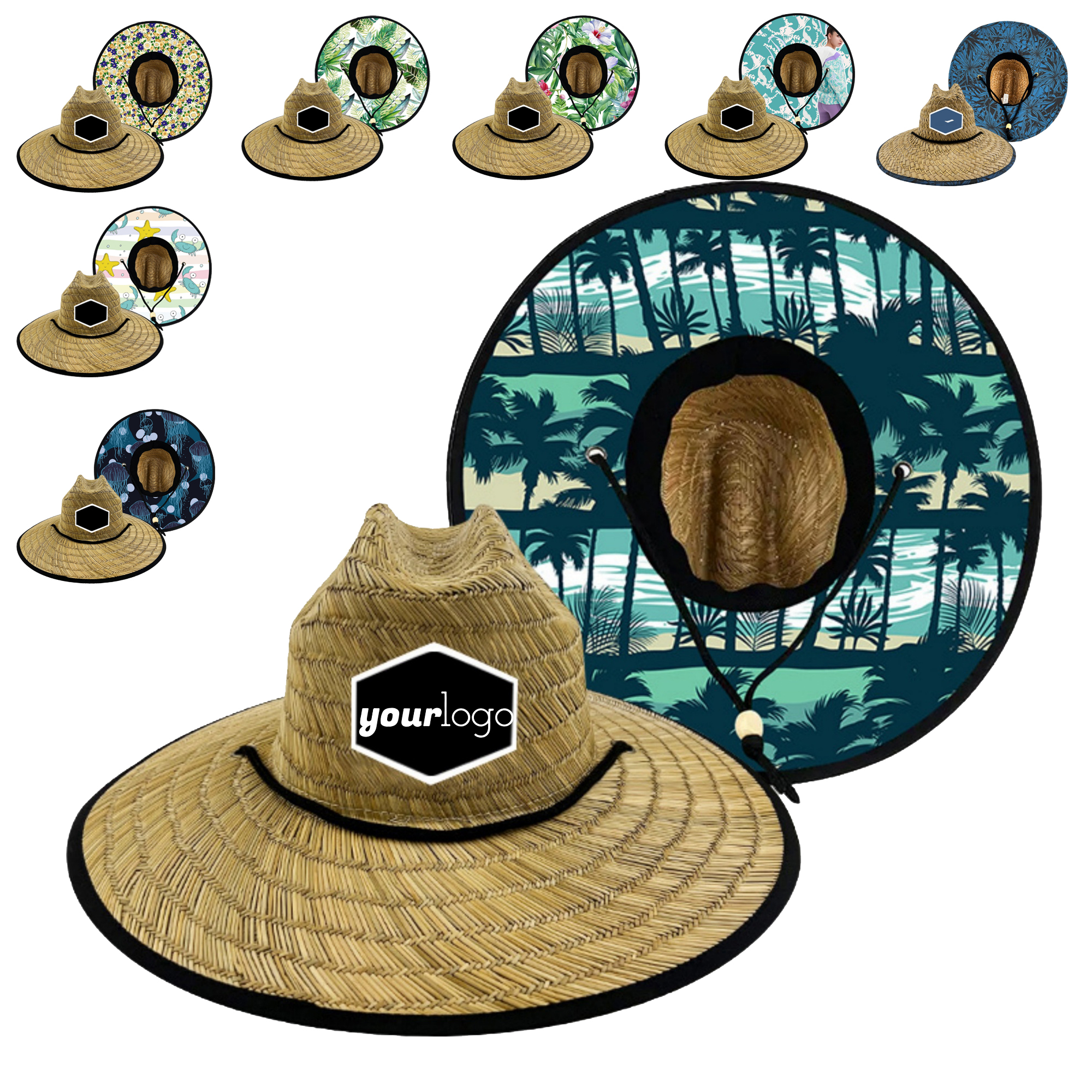 Straw Beach Hat 9