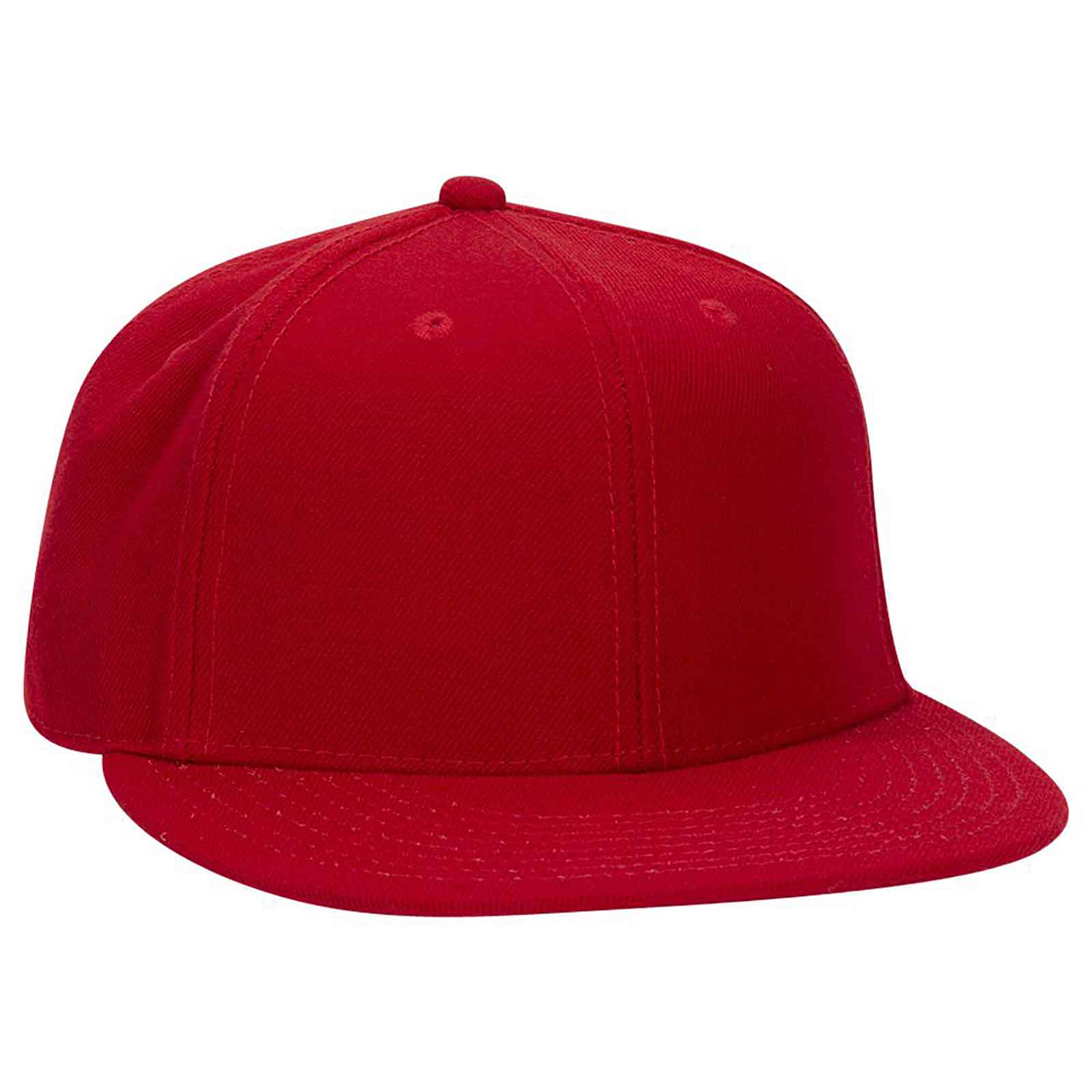 OTTO CAP® OTTO FIT® 6 Panel Pro Profile Flat Visor Baseball Cap 25