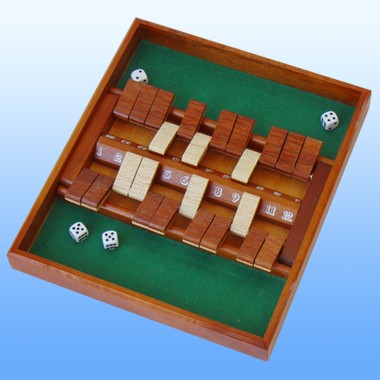 12" SHUT THE BOX GAME 2