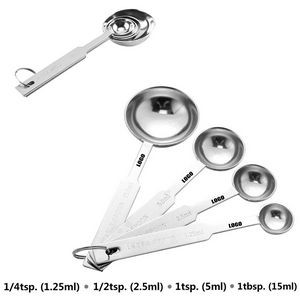 4 In 1 Stainless Steel Measuring Spoon Set 6