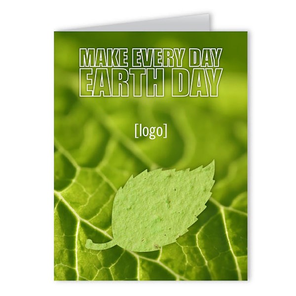 Seed Paper Shape Folding Card