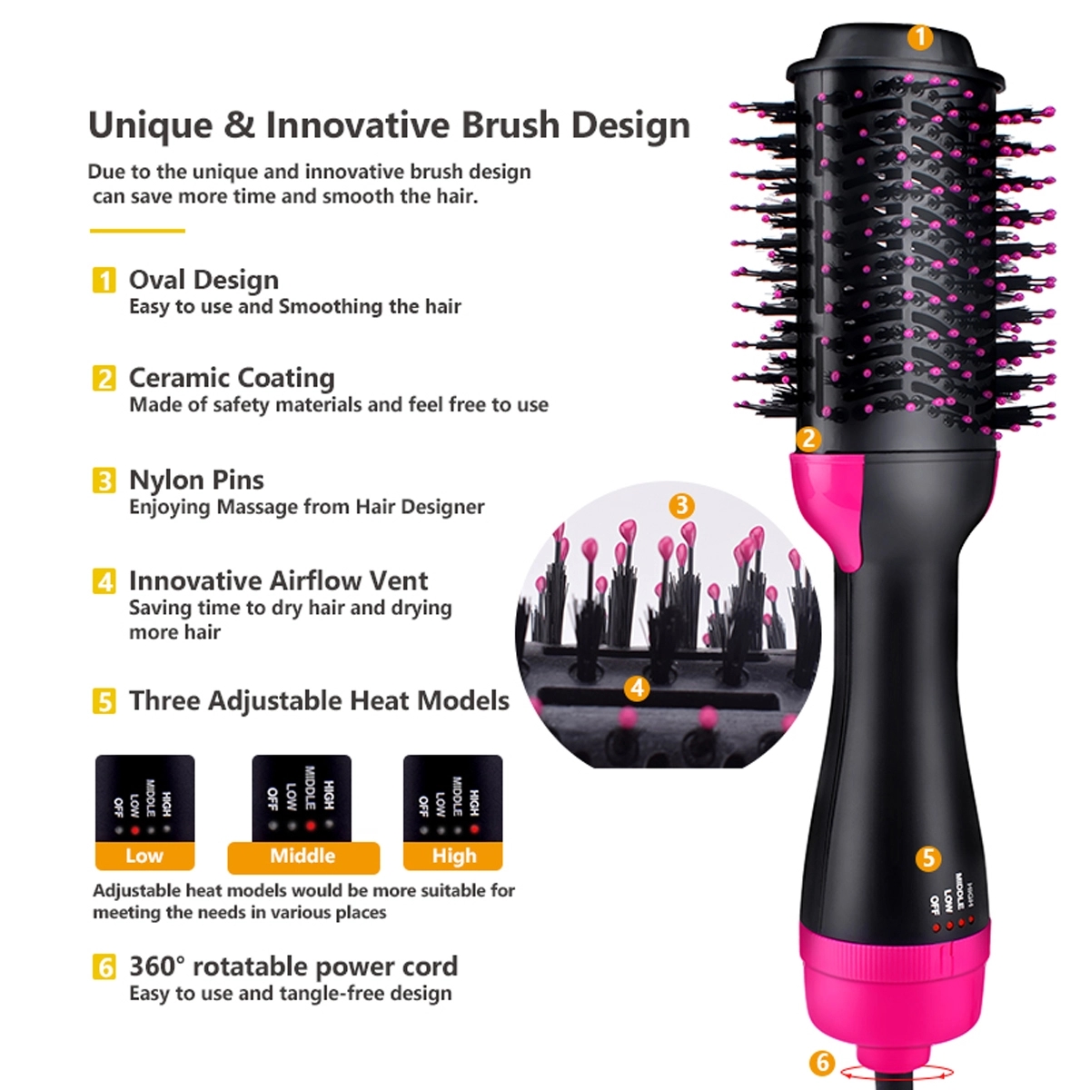 Hair Dryer Brush 3