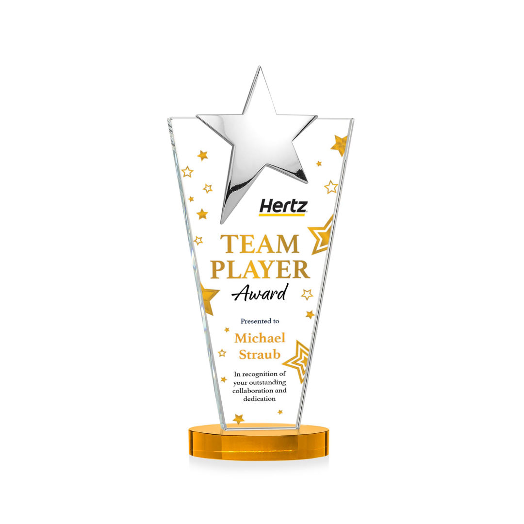Mantella Chrome Star VividPrint™ Award - Amber 8