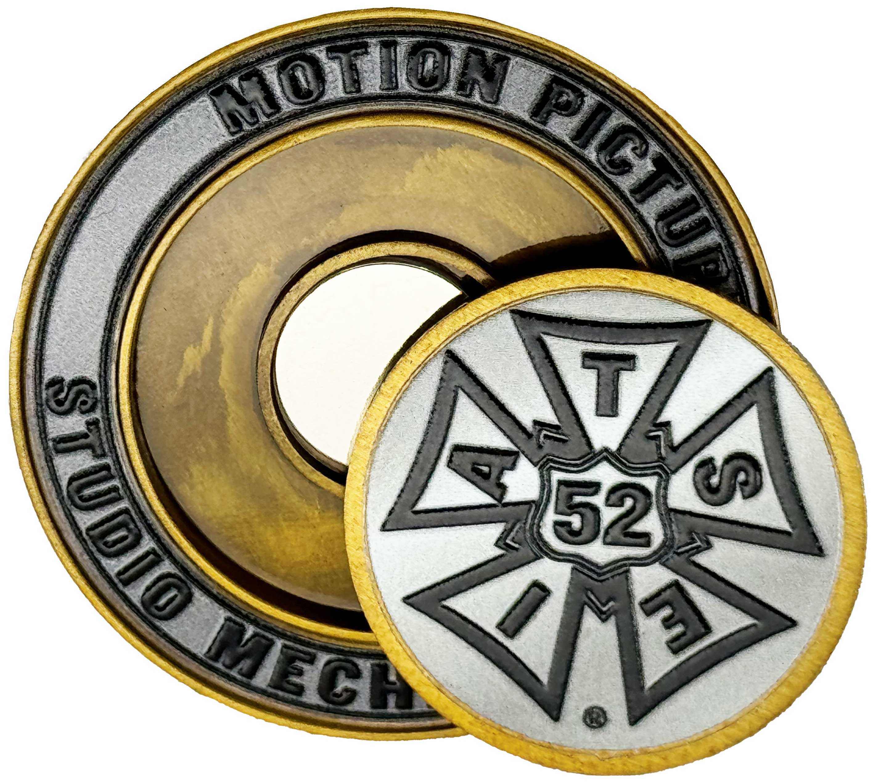 Texture Tone® Golf Ball Marker Coin w/ Magnetic Ball Marker