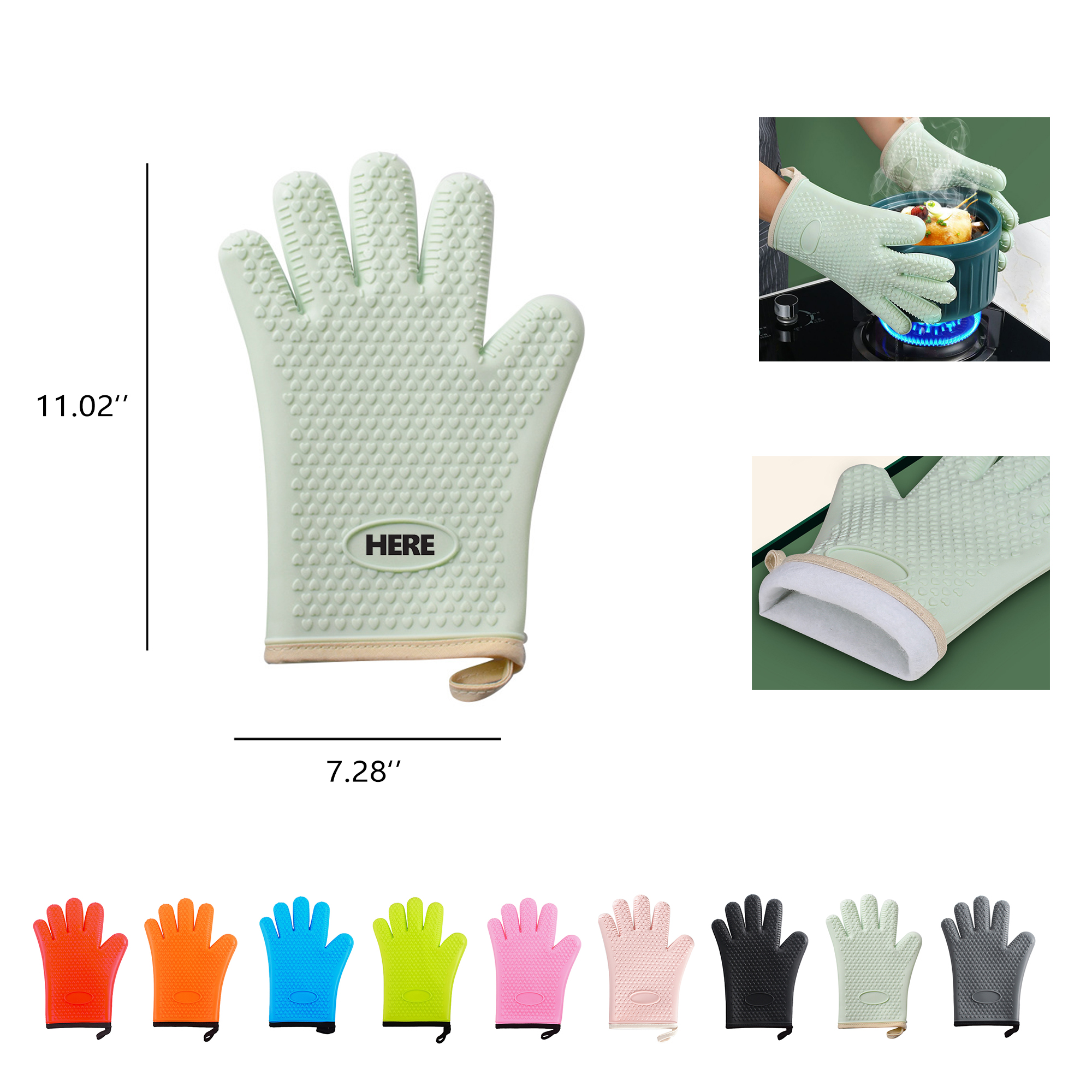 Silicone BBQ Oven Gloves MOQ 50 2