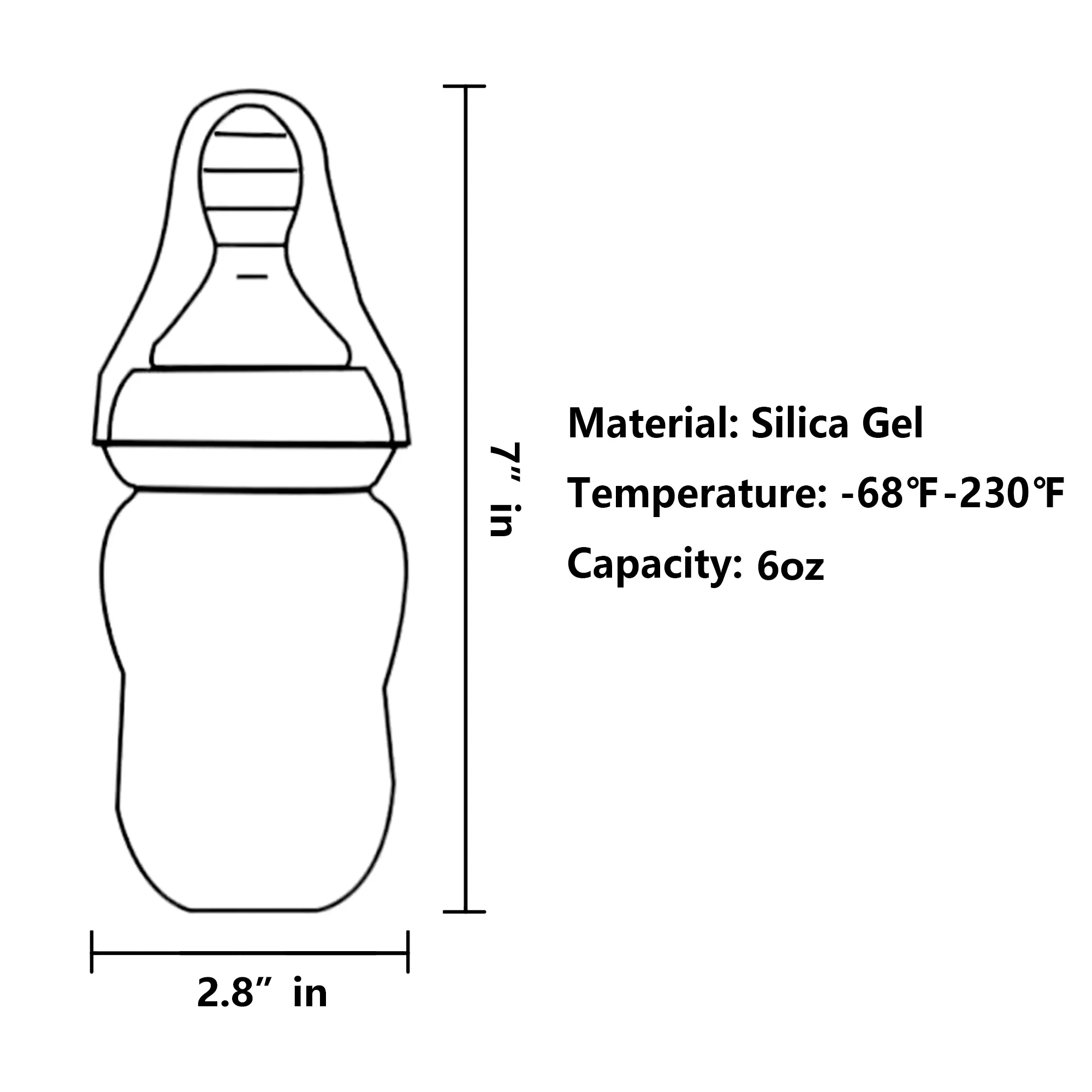 Infant Wide-mouth Feeding Bottle 6