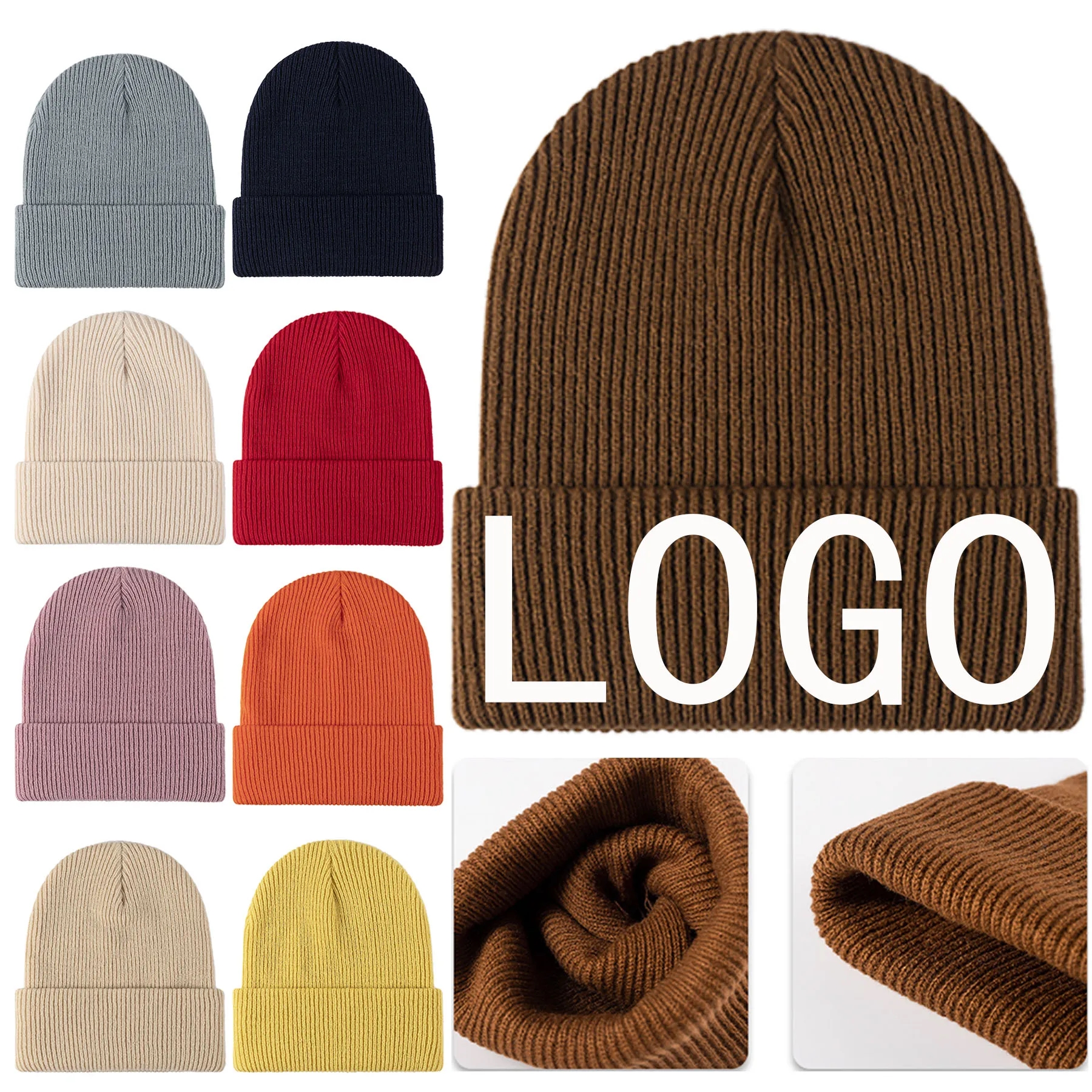 Premium Cuffed Knit Caps 4