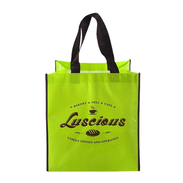 13.5" X 14" Laminated non-woven shopper bag 2