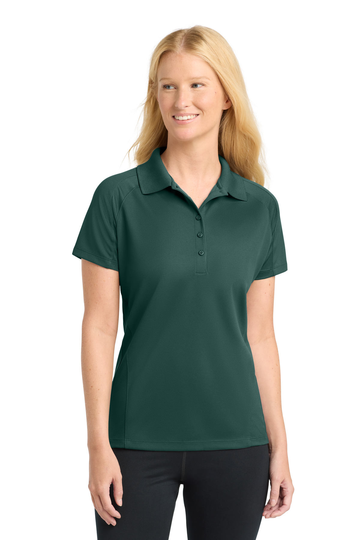Sport-Tek Women's Dri-Mesh Pro Polo. L474 2