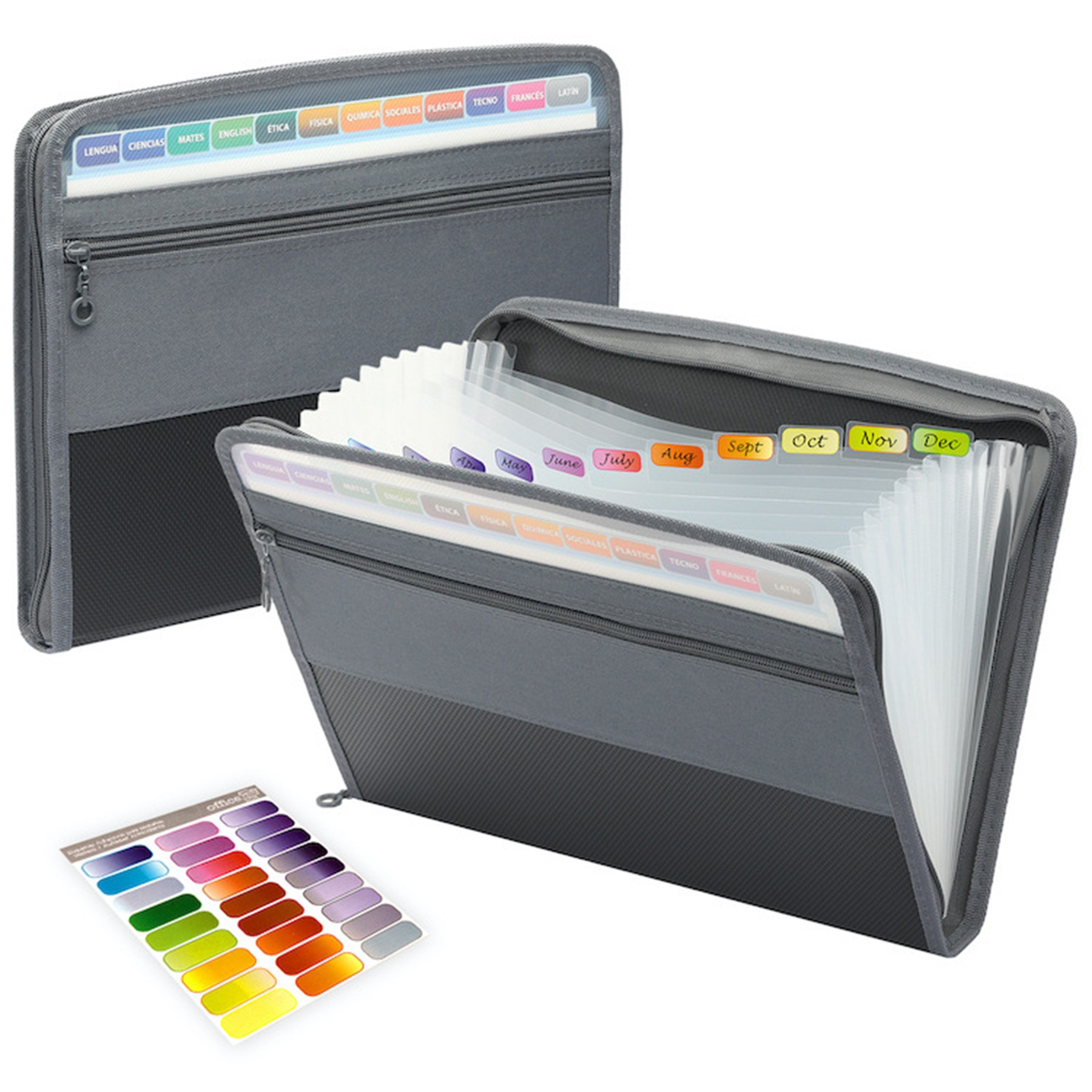 13 Pockets Expandable File Folder Organizer 4