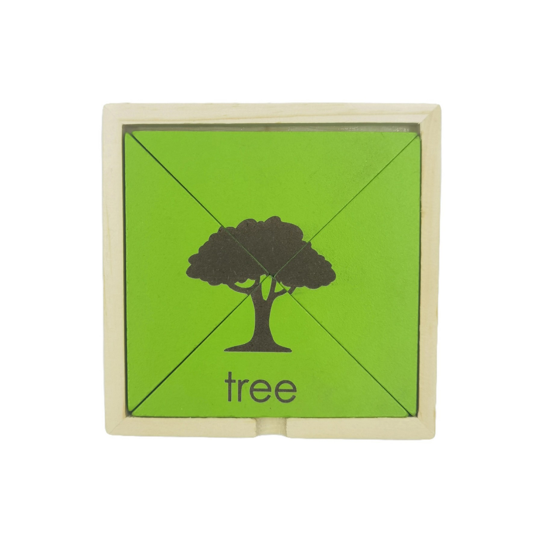 Square Wooden Tangram Puzzle Toys 5
