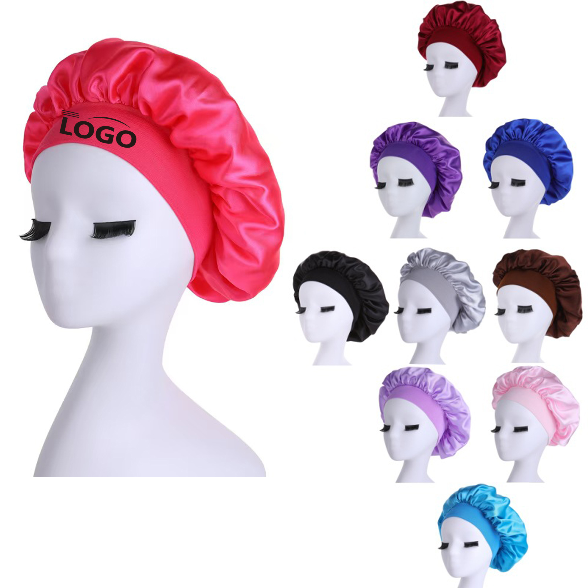 Satin Bonnet Silk Hair Caps 2
