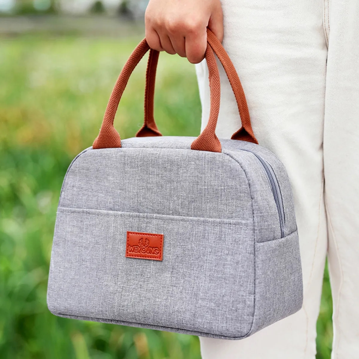 8L Insulated Lunch Tote Cooler Bag with Handles 2