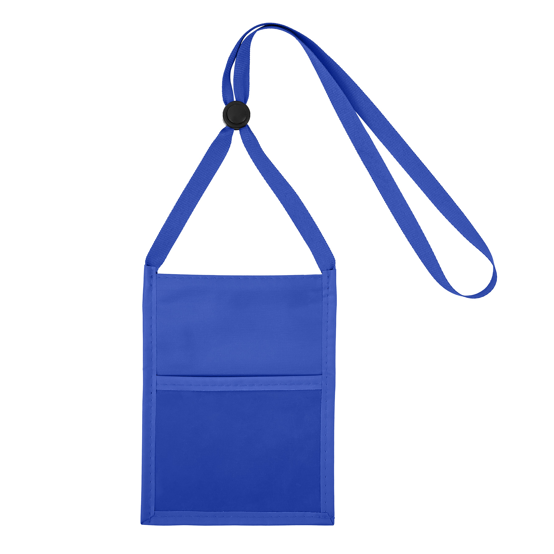 Premium Double Window Pouch Wallet With Lanyard W/Back Zipper And Phone Holder 3