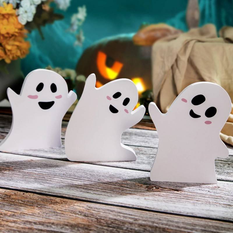 Plastic Halloween Ghost Decoration Pendant 3