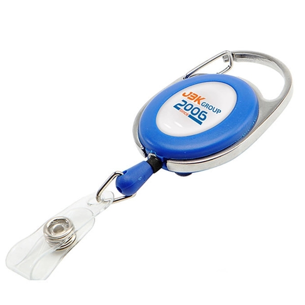Carabiner Clip Retractable Badge Holder 2