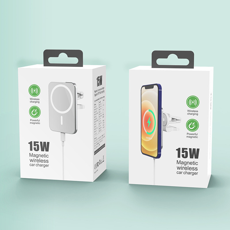 Miccell MagVent 15W Magnetic Car Charger 2