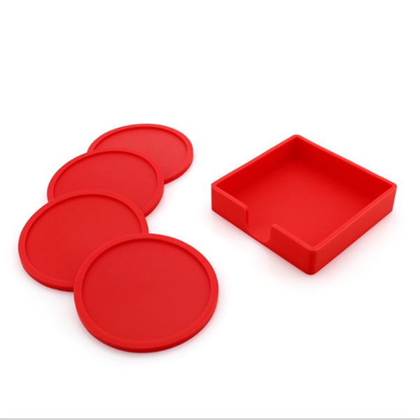 Silicone Drink Coasters Set of 5 2
