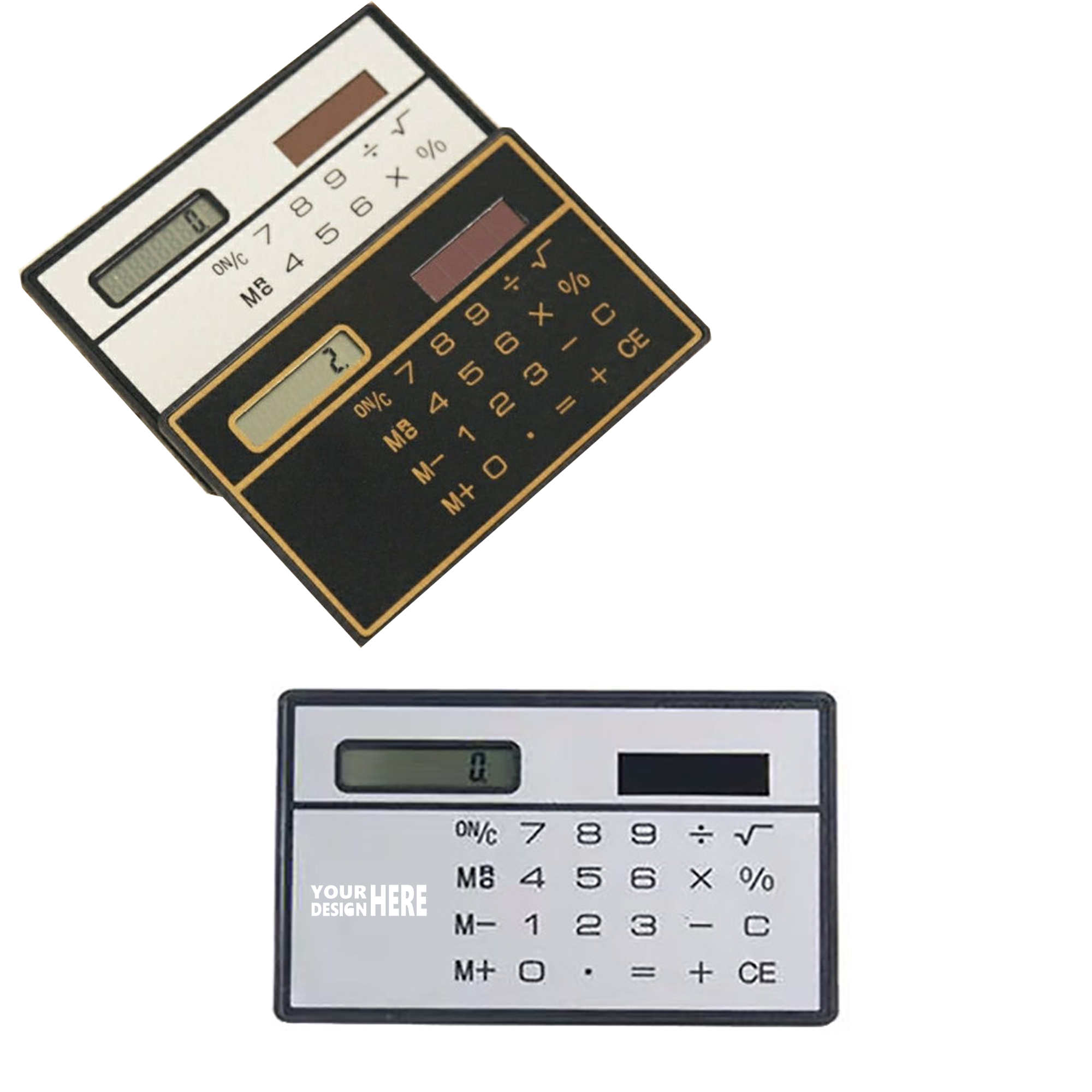 Mini Ultra Thin Solar Power Pocket Calculator 2