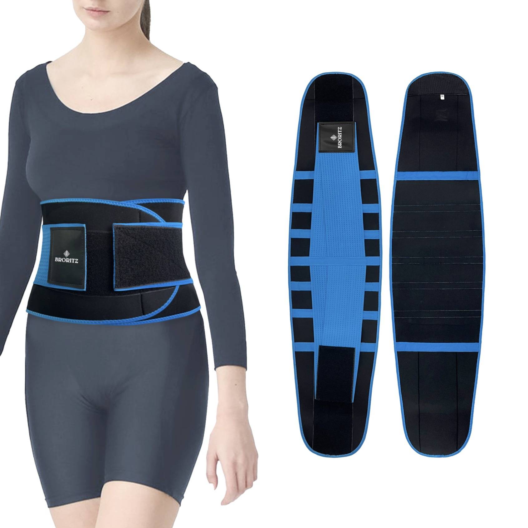 Adjustable waist tightening training belt 4