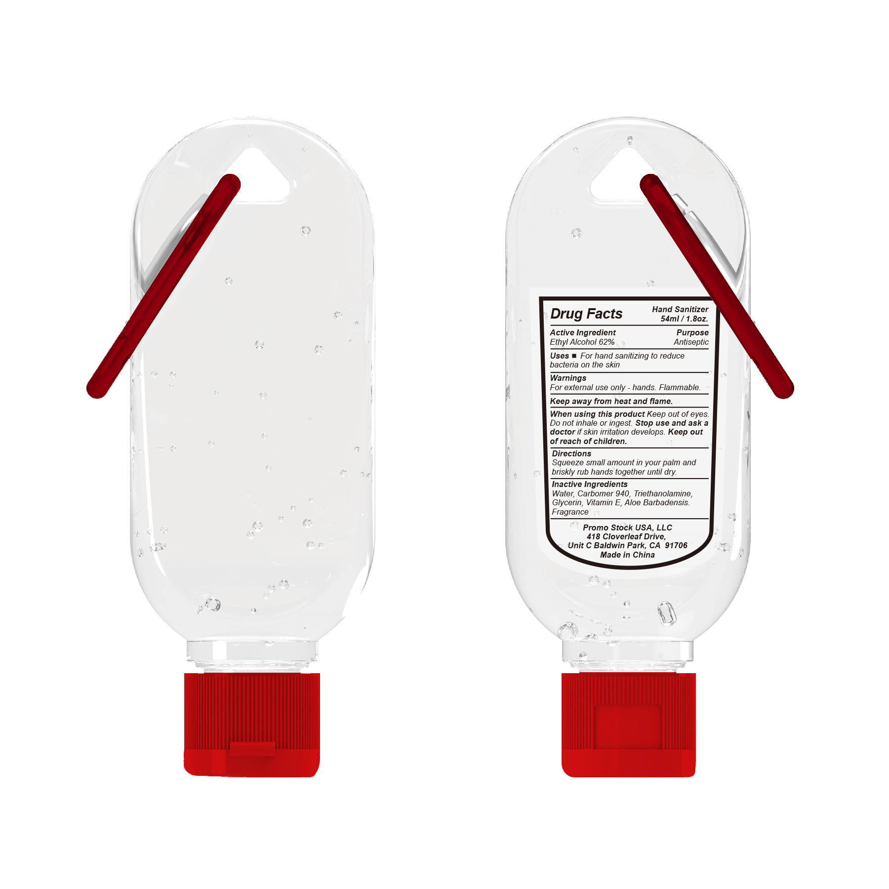 Carabiner Gel Hand Sanitizer 7