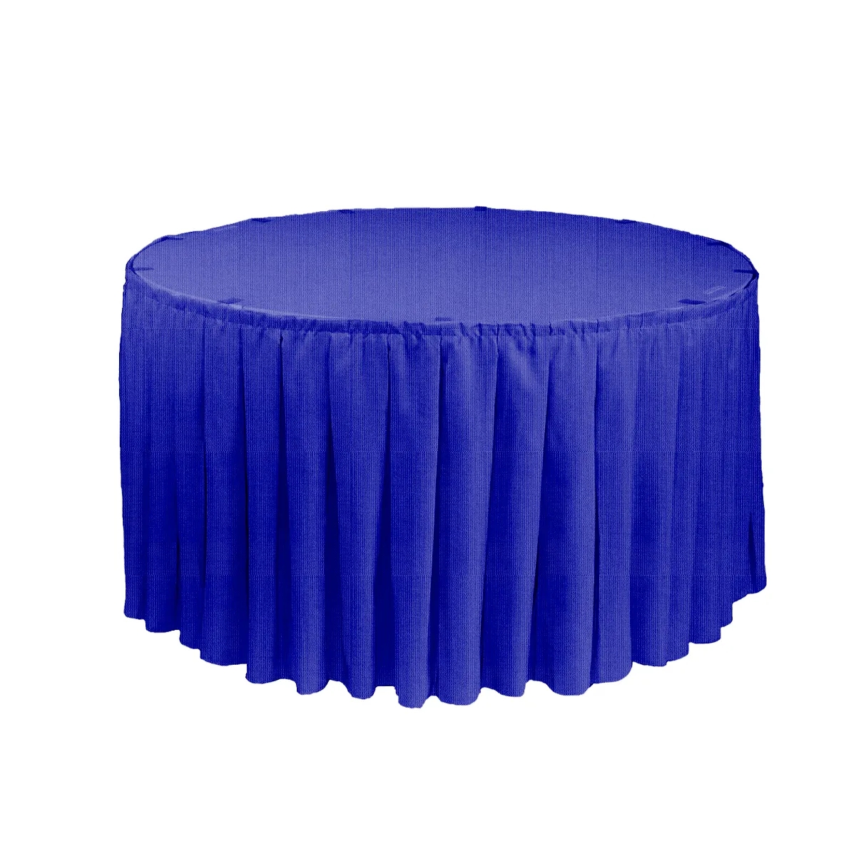 Semi-Stock Gathered Table Skirts - Poly Poplin 1
