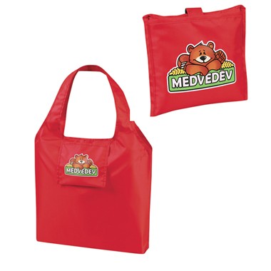 Convenient Fold-Up Nylon Shopping Tote Bag 2