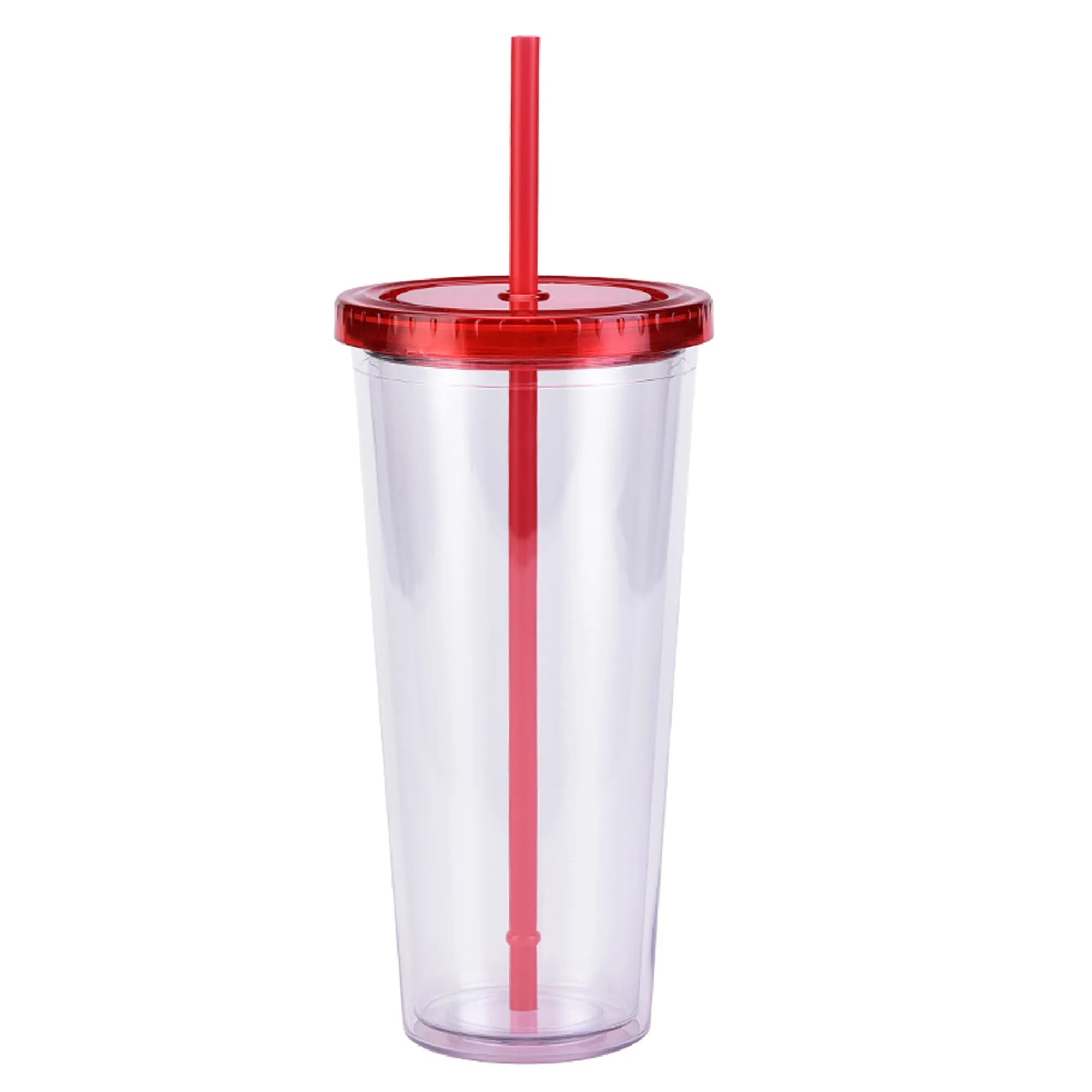Custom 24oz AS Plastic Straw Cup 2