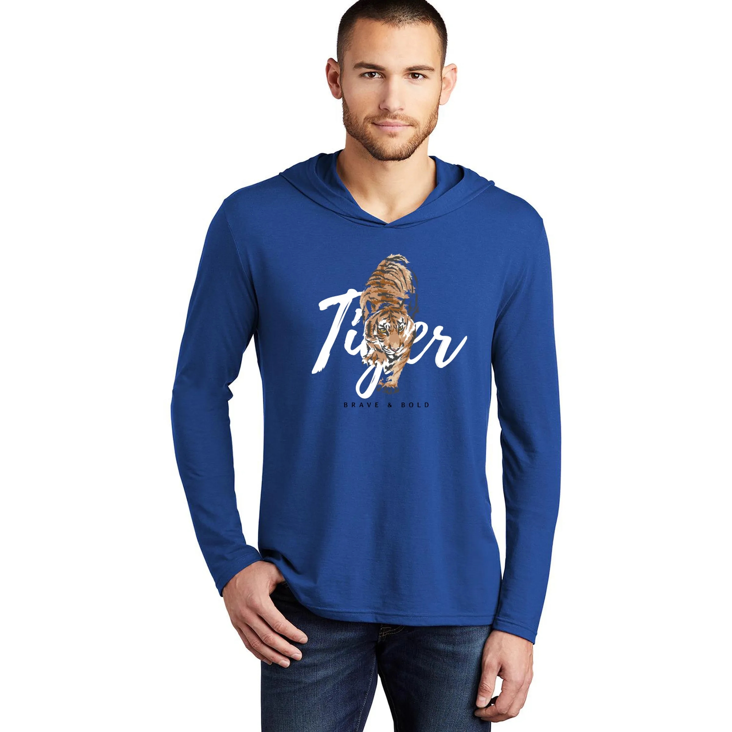 DISTRICT PERFECT TRI LONG SLEEVE HOODIE