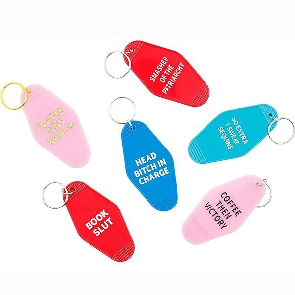 Old Style Motel Key Chains 15