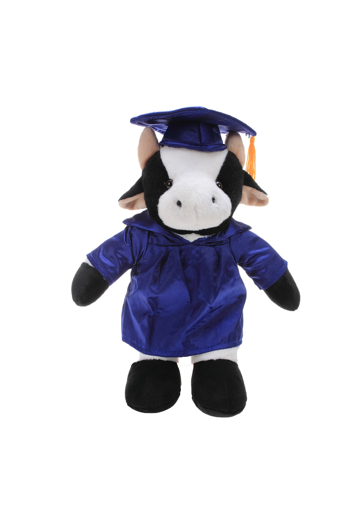 Soft Plush Cow in Graduation Cap & Gown Stuffed Animal 4