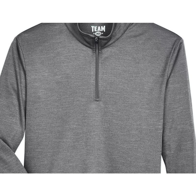 Team 365 Youth Zone Sonic Heather Performance Quarter-Zip 5