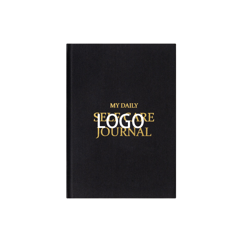 Custom Logo Golden Lettering A5 Notebook 1