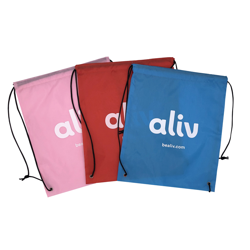 210D Polyester Drawstring Backpack Bags 2